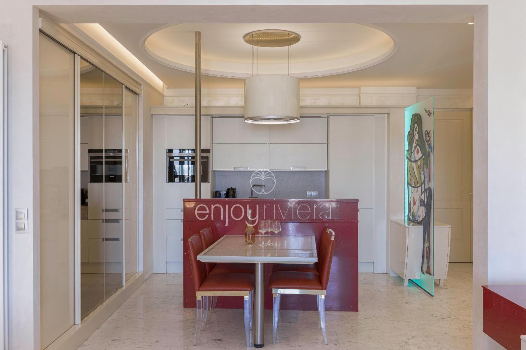Palais Miramar Suite Art Modern - Derniere Etages Vue Mer - 75M De Confort - En Face Des Plages -Wifi - Clim Канни Екстер'єр фото